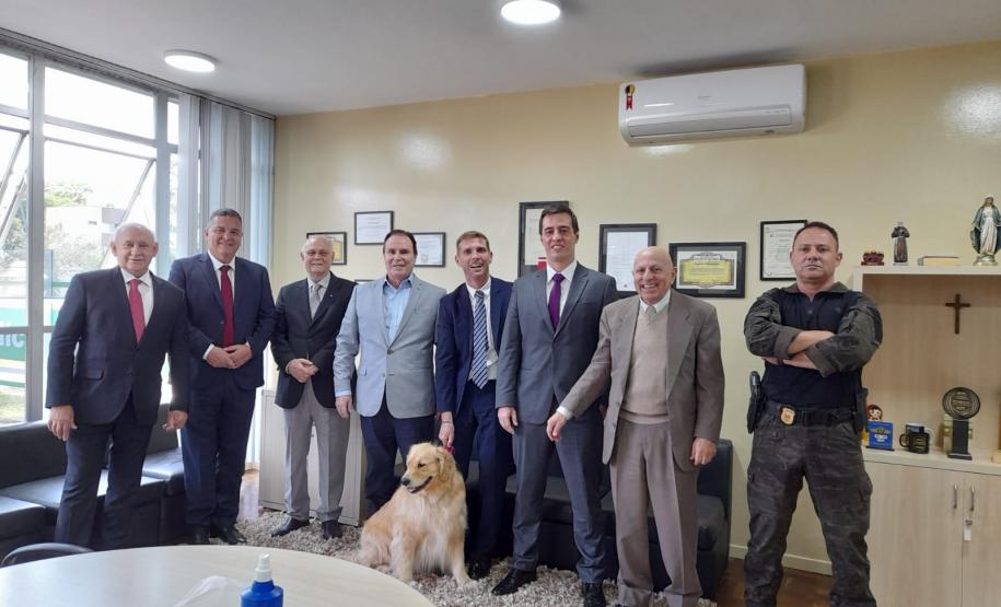 Visita ao novo diretor