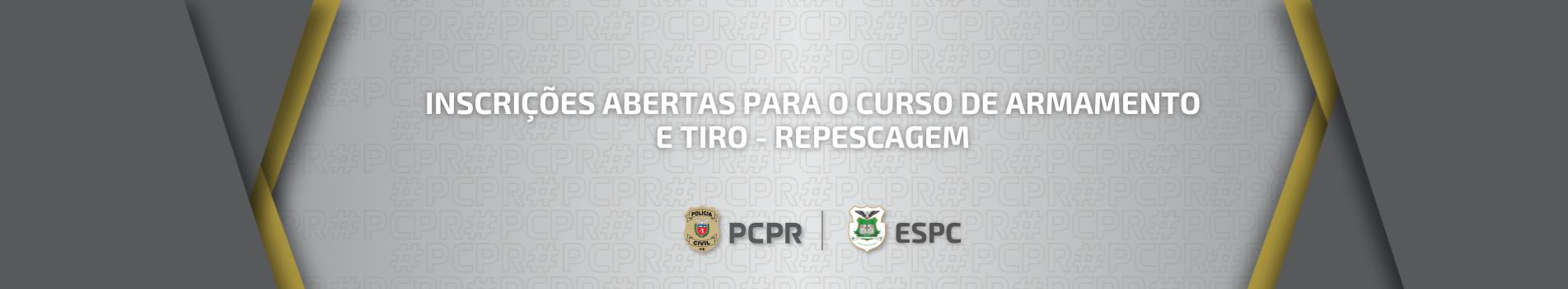 Curso de Armamento e Tiro - Banner