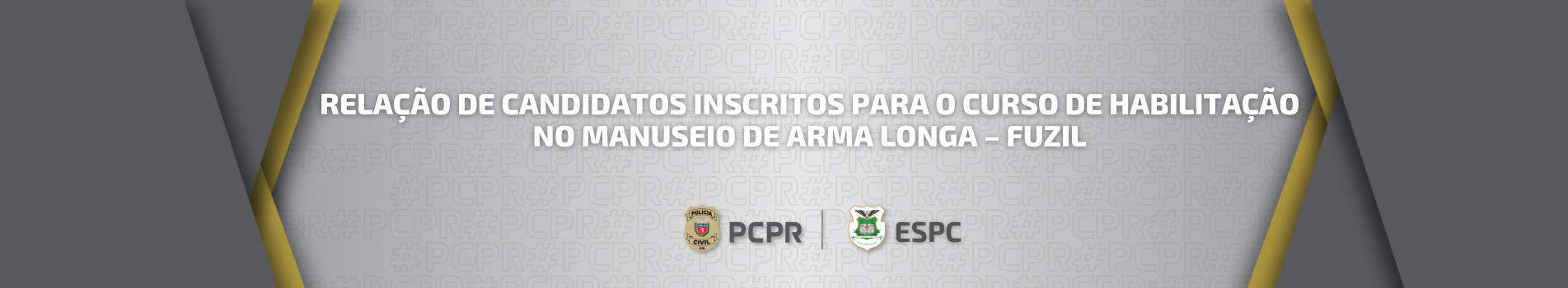 Banner - Relação de Inscritos - Fuzil