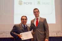  O Diretor da ESPC Dr. Rafael F. Vianna e o professor Luiz Almeida Marins Filho