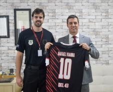 Diretor da ESPC é homenageado por alunos do Curso de Formação Técnico-Profissional de Carreiras Policiais de 2023