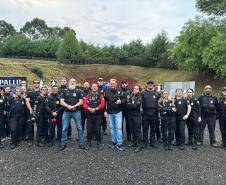 ESPC-PR realiza Curso de Operador Beretta APX e entrega novo armamento para policiais civis em Ponta Grossa