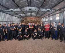 ESPC-PR realiza Curso de Operador Beretta APX e entrega novo armamento para policiais civis em Toledo