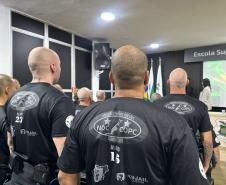 PCPR inicia primeira edição do Curso de Operações Policiais com Cães