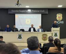 ESPC-PR inicia pós-graduação para delegados com foco em gestão estratégica