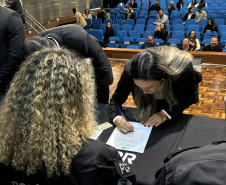 Setenta e quatro novos policiais civis tomam posse e reforçam o efetivo da PCPR