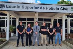 Escola Superior de Polícia Civil planeja cursos em parceria com o Diplomatic Security Service (DSS)
