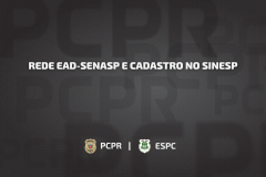 Rede EAD-SENASP e cadastro no SINESP