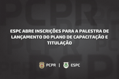 ESPC abre inscrições para a palestra de lançamento do Plano de Capacitação e Titulação