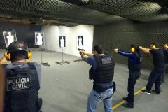 Policiais da DPMETRO em curso de atualização em Tiro