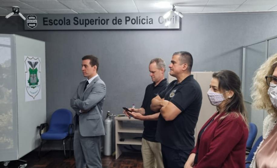Escola Superior de Polícia Civil planeja cursos em parceria com o Diplomatic Security Service (DSS)