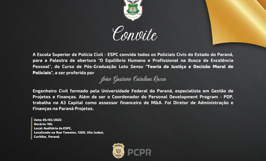 Convite - Nova Pós-Graduação Lato Sensu