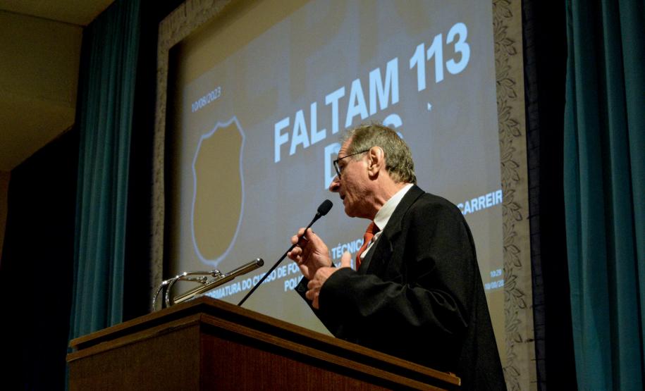 ESPC realiza Aula Magna do Curso de Formação Técnico-Profissional de Carreiras Policiais de 2023