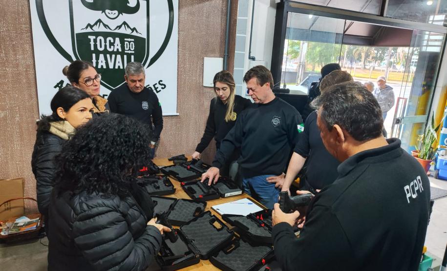 ESPC promove Curso de Operador de Pistola Beretta em União da Vitória