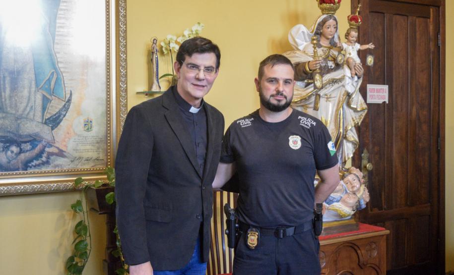 Equipe da ESPC participa da Missa em Alusão aos 170 anos da Polícia Civil do Paraná