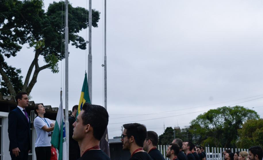 ESPC realiza ato cívico durante o Curso de Formação Técnico-Profissional de 2023