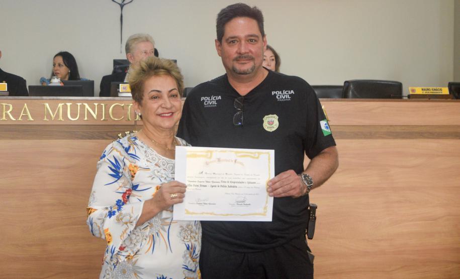 Policiais da ESPC recebem Votos de Congratulações e Aplausos da Câmara Municipal de Curitiba