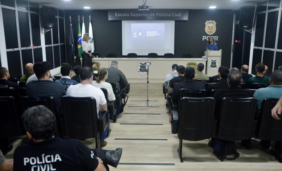 ESPC realiza Curso Avançado sobre “Investigação de Veículos Roubados ou Adulterados”