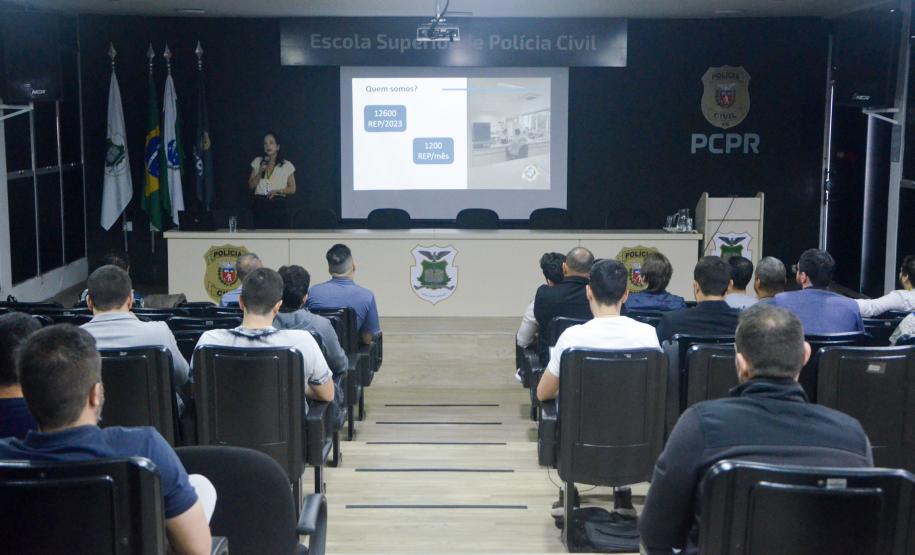 ESPC realiza instrução em parceria com a Polícia Científica do Paraná