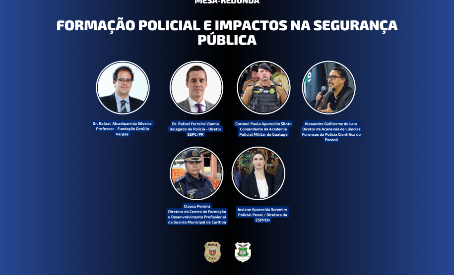 ESPC abre inscrições para a Mesa Redonda “Formação Policial e Impactos na Segurança Pública”