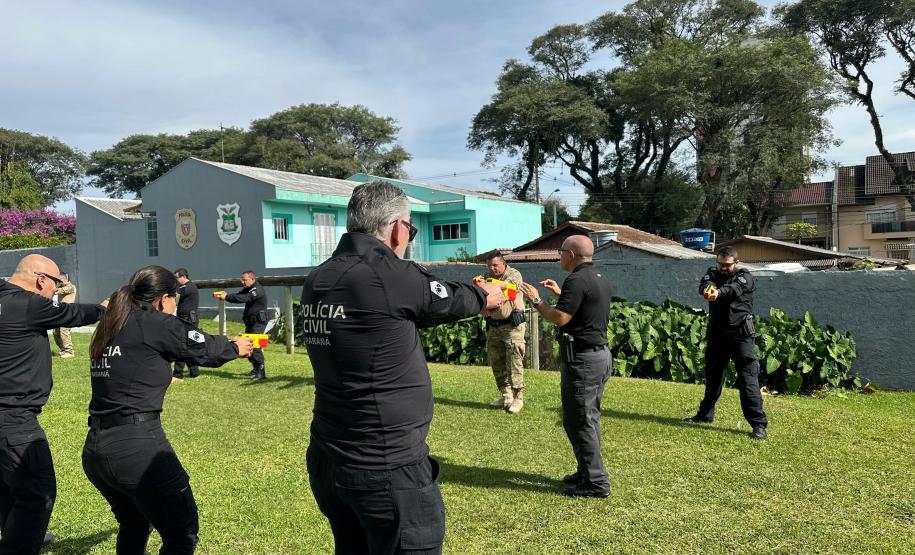 ESPC-PR é sede do primeiro curso de capacitação de policiais para utilização dos armamentos não letais
