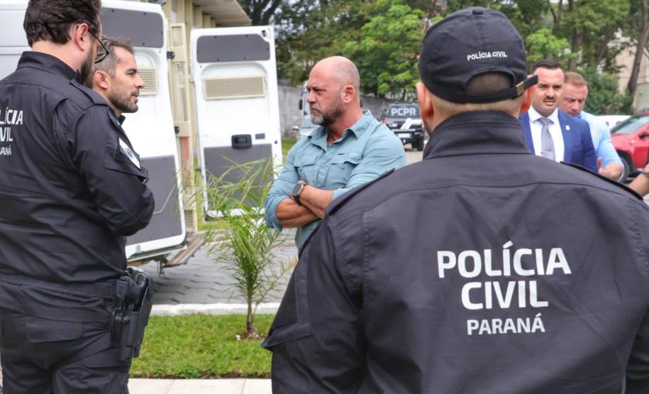 ESPC-PR recebe a visita do Secretário de Segurança