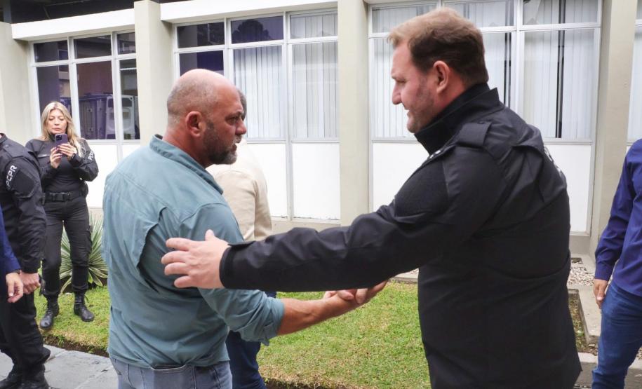 ESPC-PR recebe a visita do Secretário de Segurança