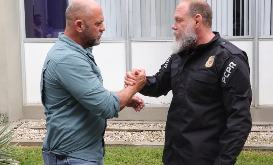 ESPC-PR recebe a visita do Secretário de Segurança