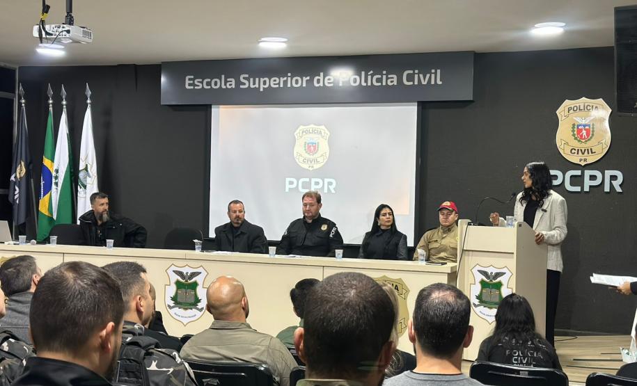 PCPR inicia primeira edição do Curso de Operações Policiais com Cães