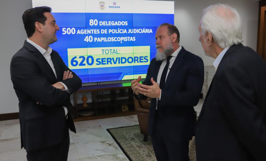 Ratinho Junior anuncia contratação de 620 policiais para reforçar quadro da Polícia Civil