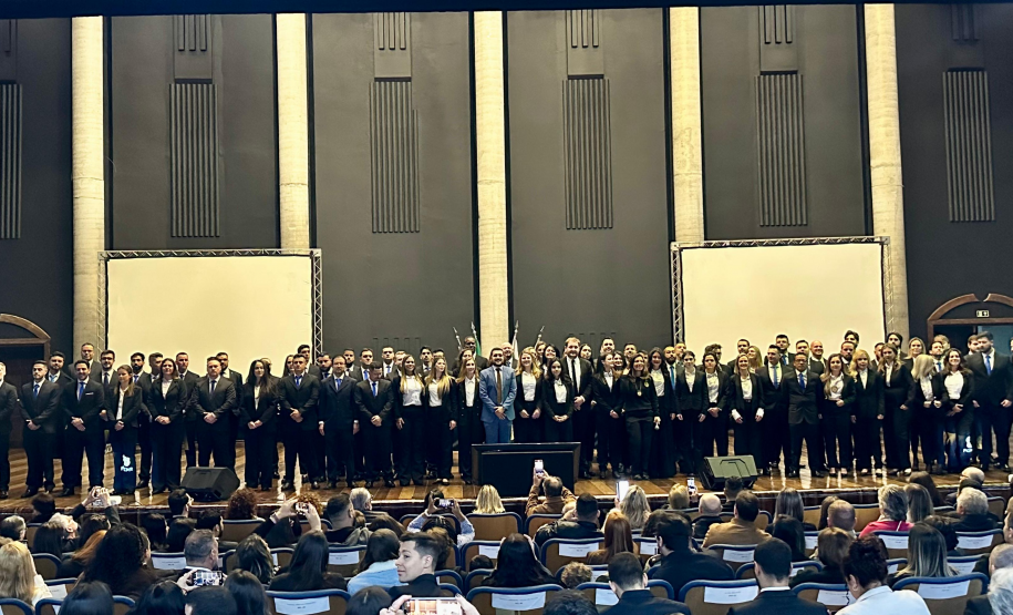 560 novos policiais civis tomam posse e reforçam o efetivo da PCPR