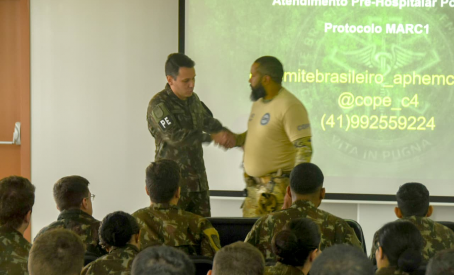 PCPR capacita membros do Exército Brasileiro em APH de Combate – Protocolo MARC 1