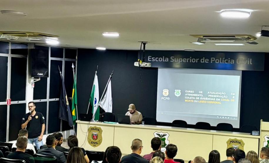 ESPC-PR capacita 230 policiais civis em técnicas de atendimento e coleta de evidências