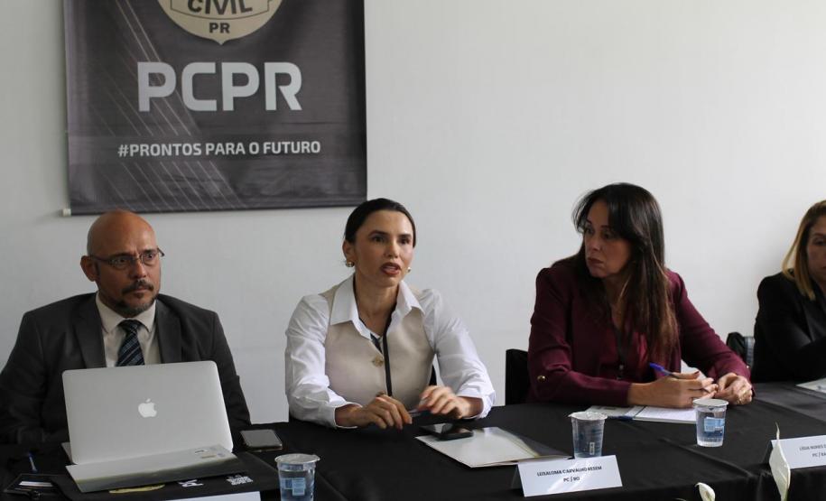 PCPR realiza 5º Encontro Técnico de chefes de DHPPs e debate investigação de homicídios