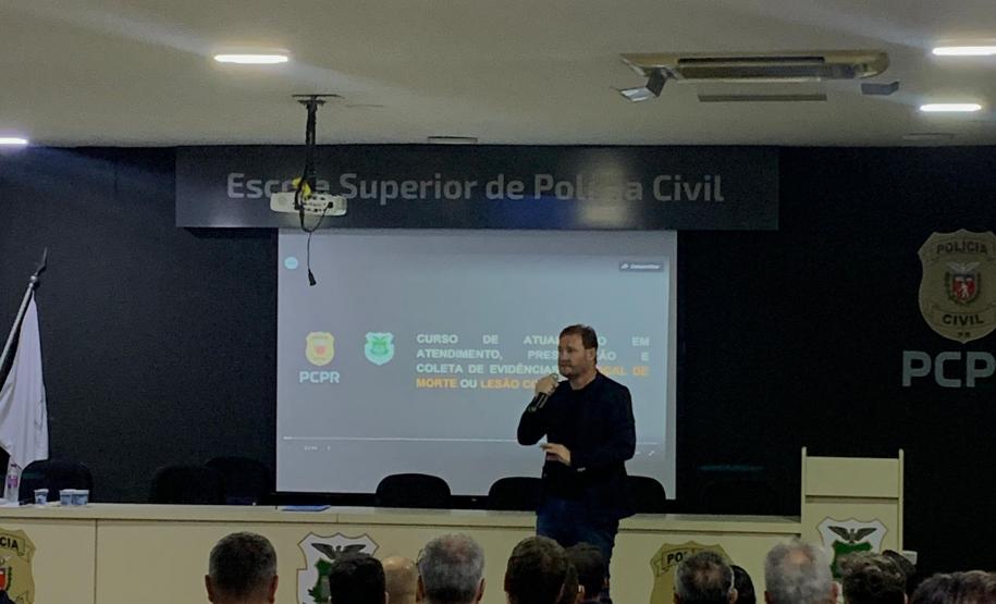 ESPC-PR capacita 230 policiais civis em técnicas de atendimento e coleta de evidências