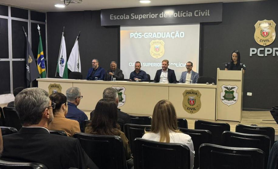 ESPC-PR inicia pós-graduação para delegados com foco em gestão estratégica