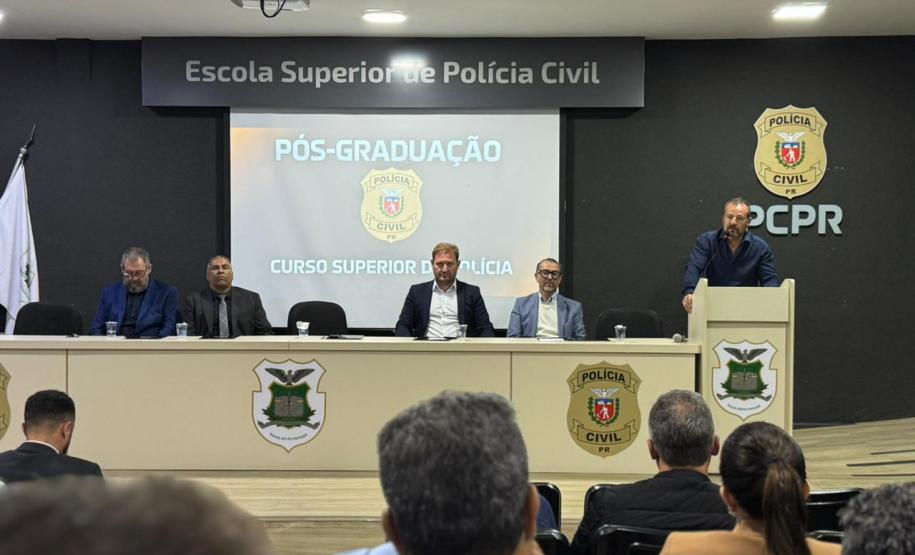 ESPC-PR inicia pós-graduação para delegados com foco em gestão estratégica