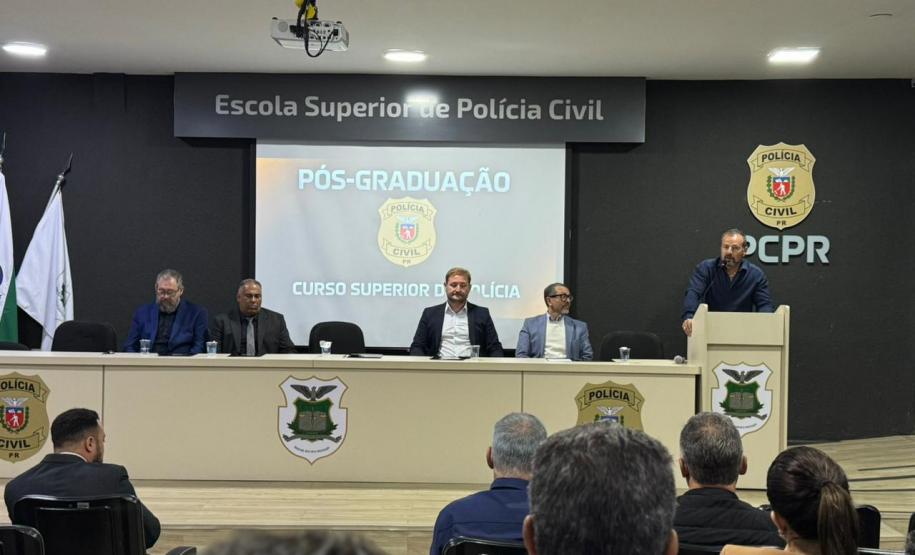 ESPC-PR inicia pós-graduação para delegados com foco em gestão estratégica