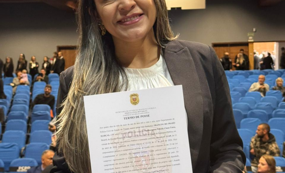 Setenta e quatro novos policiais civis tomam posse e reforçam o efetivo da PCPR