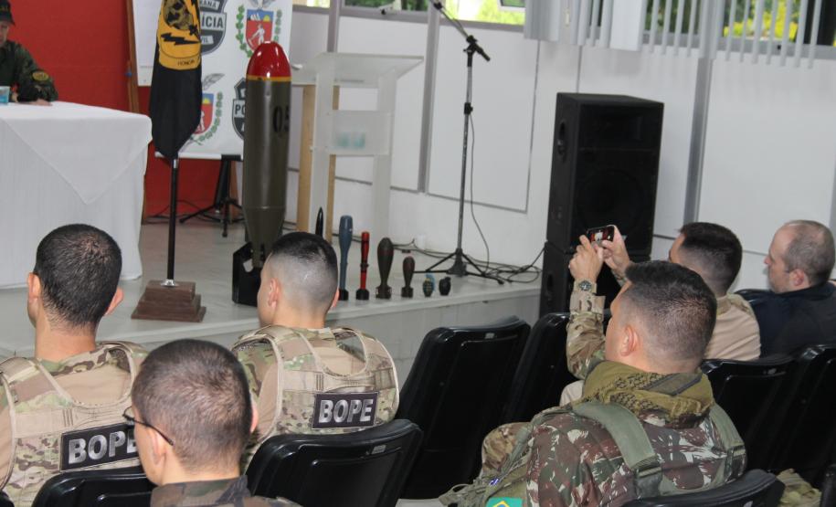 Curso de Extensão em Prática e Manipulação de Explosivos.