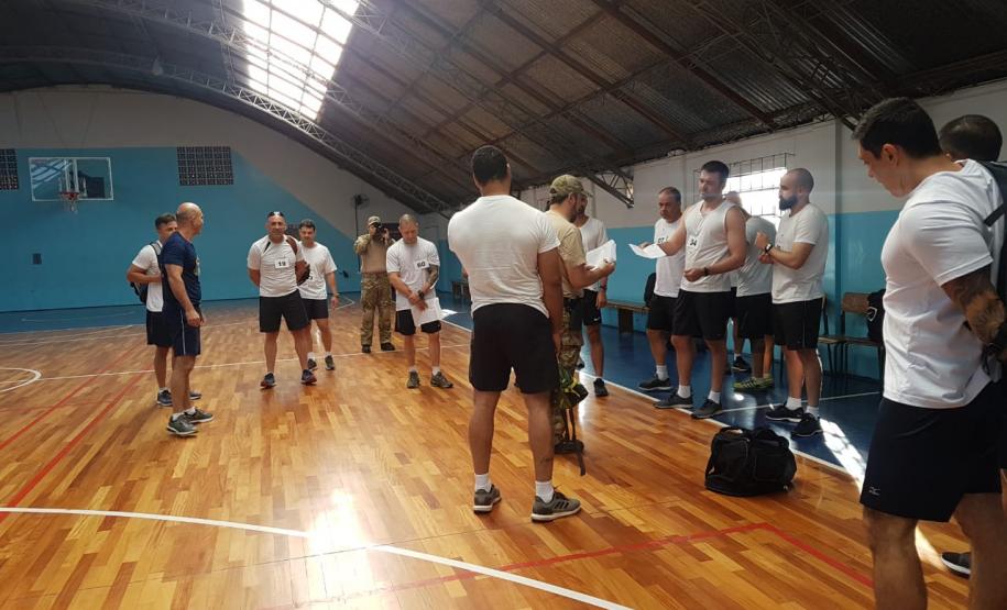 Teste de Aptidão Física para entrar no II Estágio de Operações Táticas Policiais Tigre PC/PR