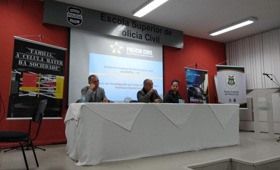 homicidio Palestra sobre Investigação de Homicídio