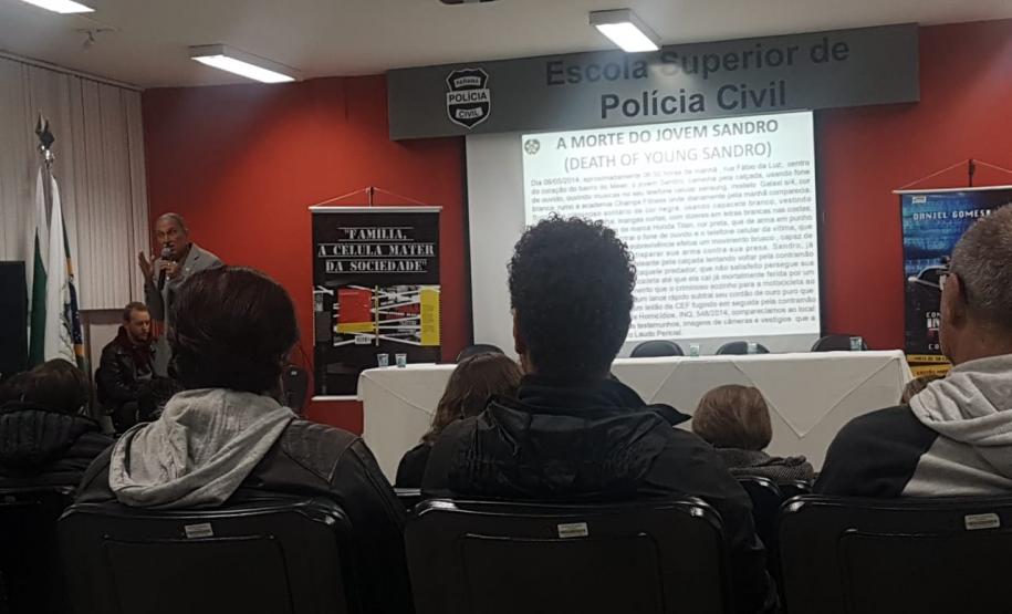 homiio Palestra sobre Investigação de Homicídio