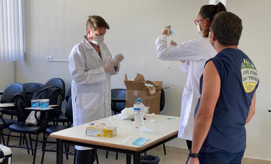 Vacinação contra gripe na ESPC